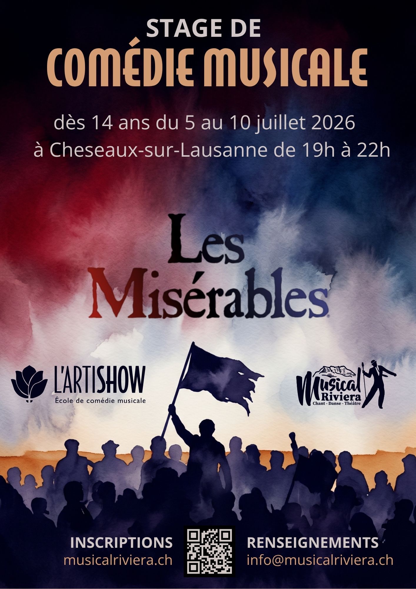 Stage les Misérable été 2026